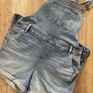“Torrid” denim overall shorts - 16 NWT